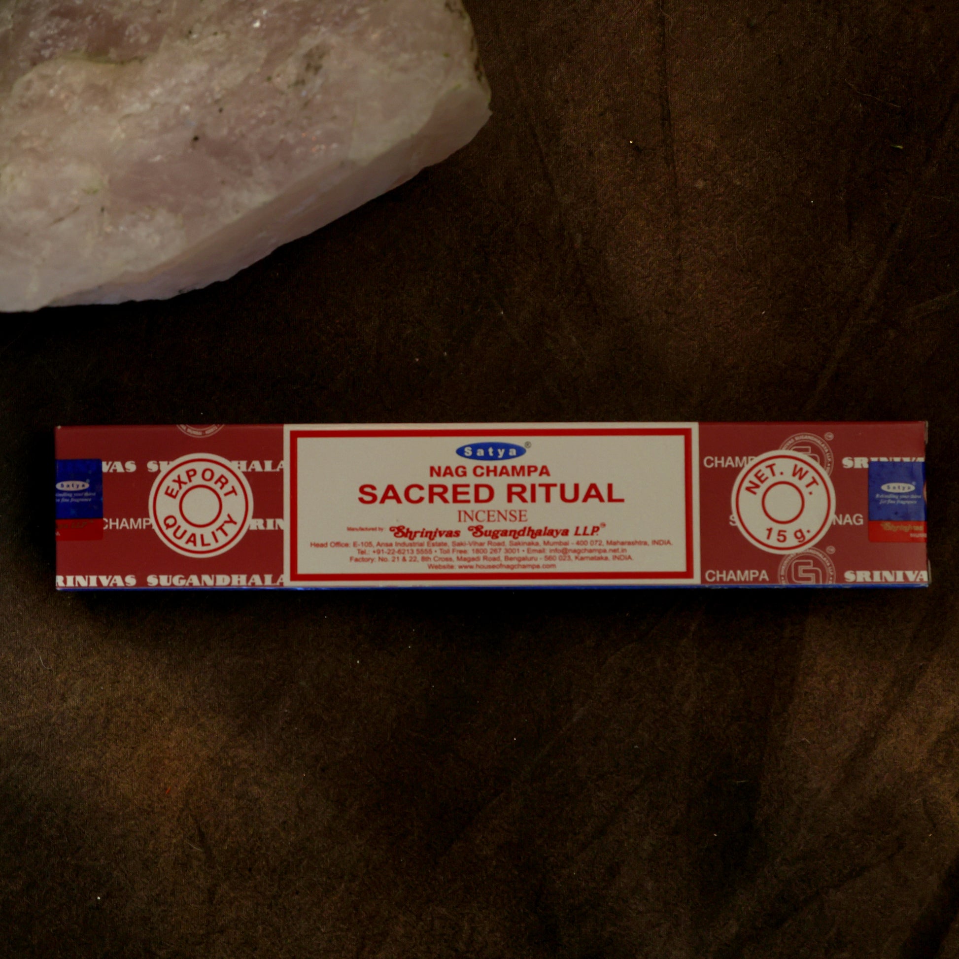 Sacred rituals nag champa wierook