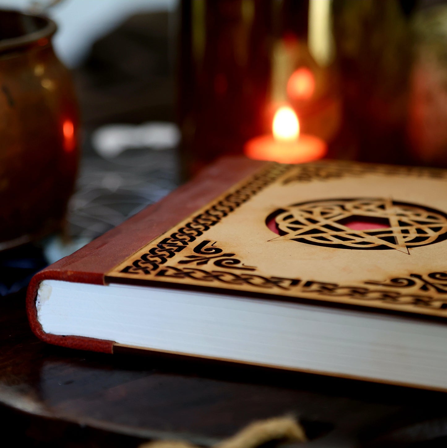 Notebook dagbork grimoire pentagram