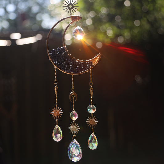 Suncatcher Lapis Lazuli Maan