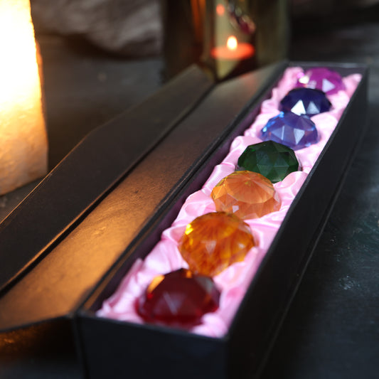 Chakra Suncatcher set