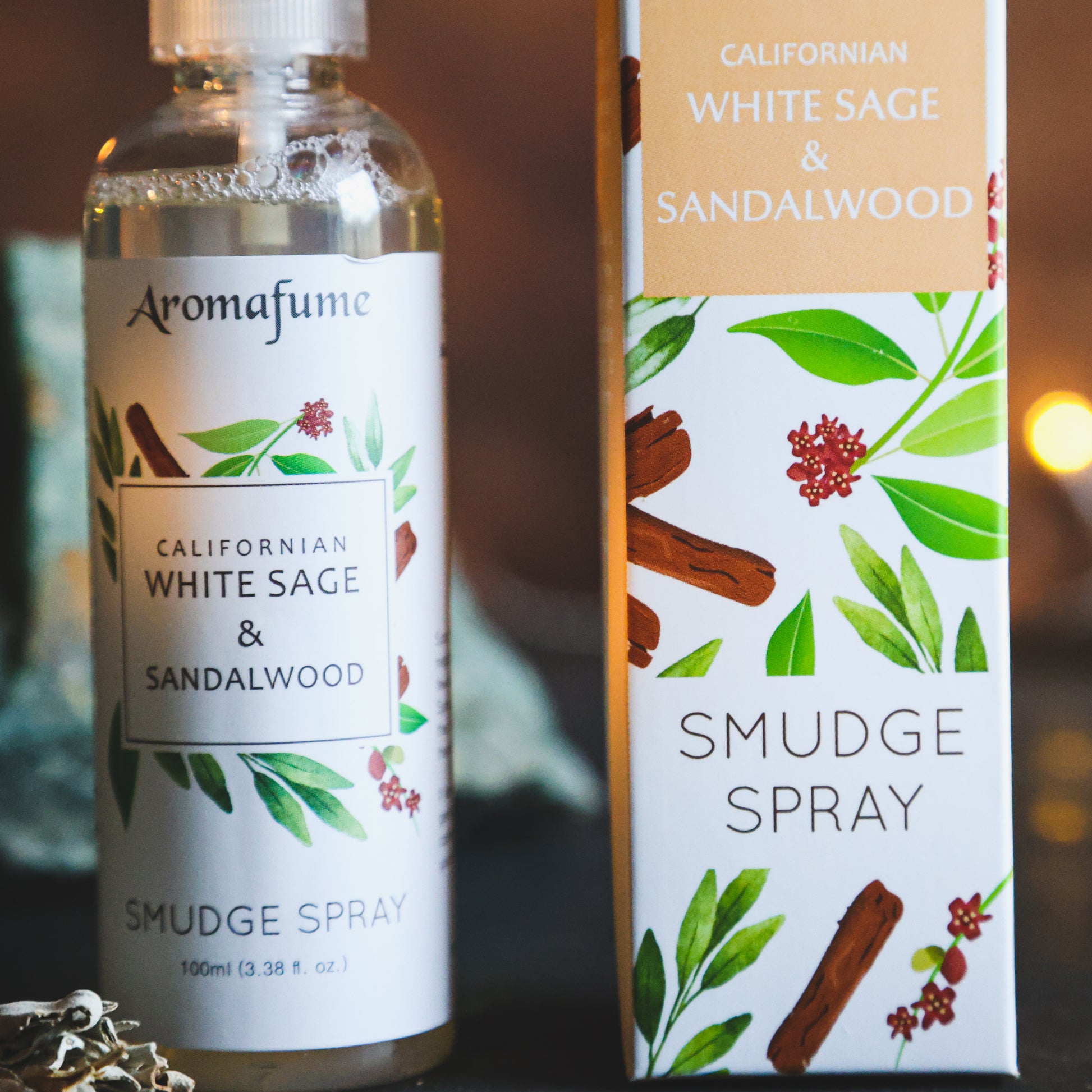 Aromafume Witte Salie &amp; Sandelhout Smudge Spray