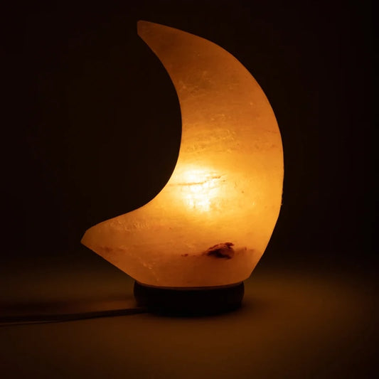 Maan zoutsteen lamp ☾