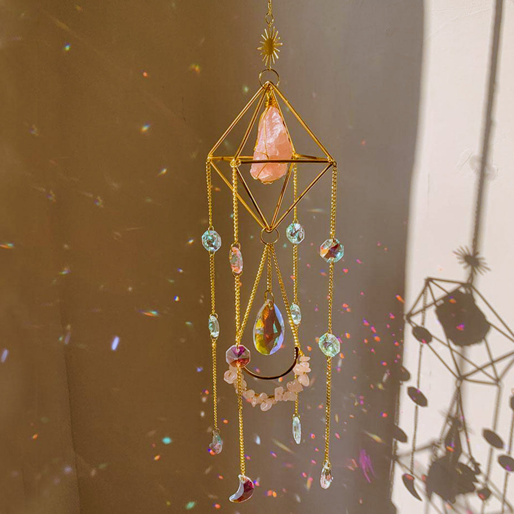 Suncatcher Rozekwarts