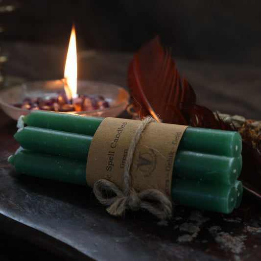 Magie kaarsen groen magic spell candles